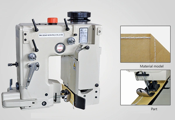Cabeçote de costura semiautomático, com corte de linha