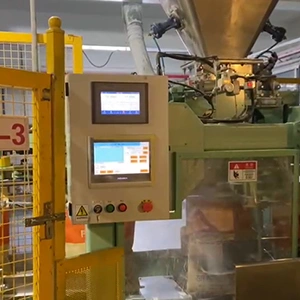 Sistema automático de ensacamento para Embalagem de grânulos de resina de PVC